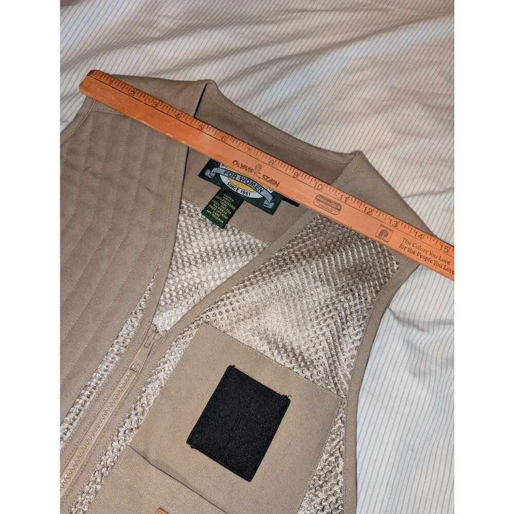 Cabela's Women's Hunting Shooting Canvas Mesh Vest Large - Picture 5 of 5